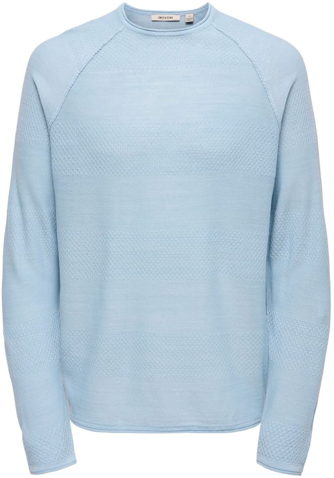 ONLY&SONS - ONSAPOLLO REG LS STRUC CREW KNIT - Heren - Gebreide truien