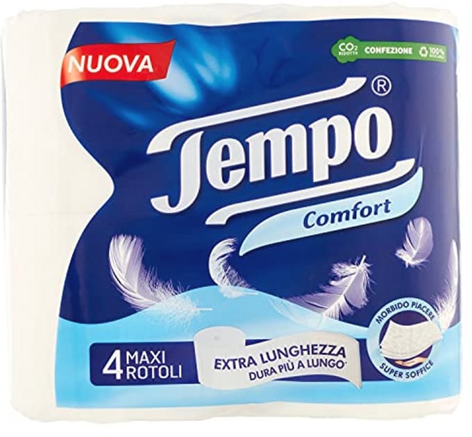 Comfortabel toiletpapier - 20 Maxi rollen in 5 verpakkingen