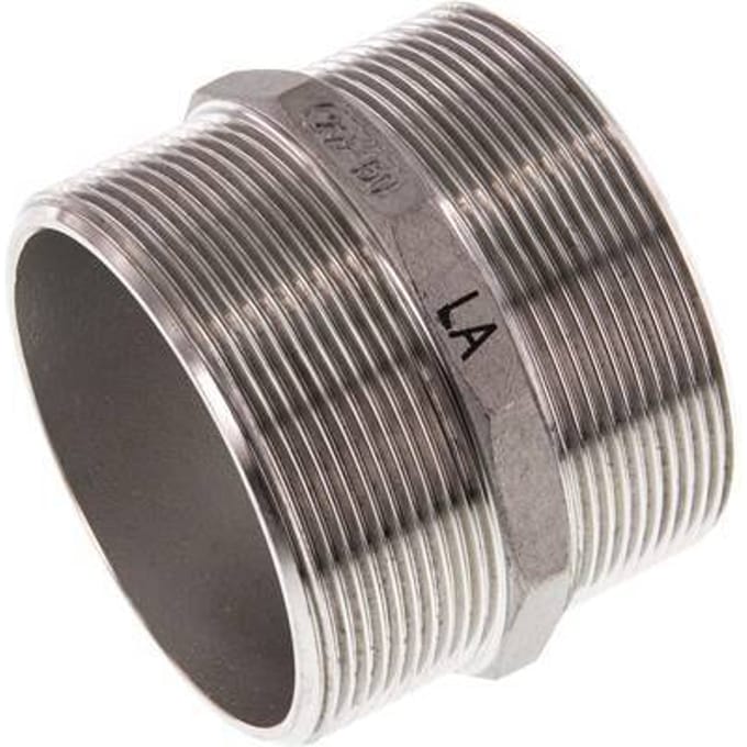 G 2 1/2'' RVS Borstnippel 16 Bar - FL2S-M-SH-212G