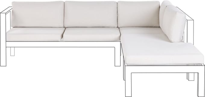 MESSINA - Kussenhoezen set - Gebroken wit - Polyester