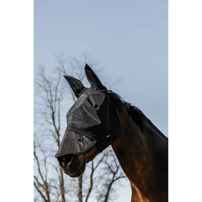 Zipper vliegenmasker voor paarden Equithème
