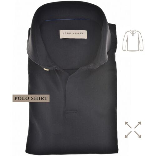 John Miller Polo Hyperstretch Performance V-Neck Zwart / male