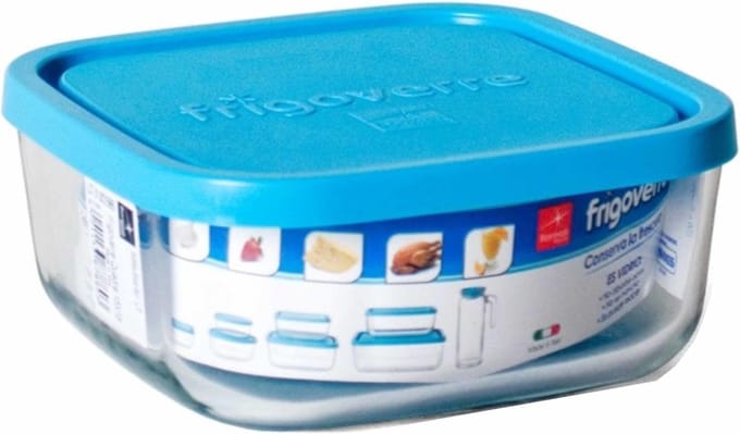 Frigoverre Voorraaddoos Microwave M.deksel Tr-blauw 10x10cm