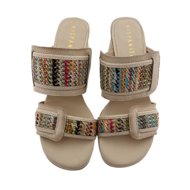 Hispanitas Orquidea slipper beige / combi, 41 / 7