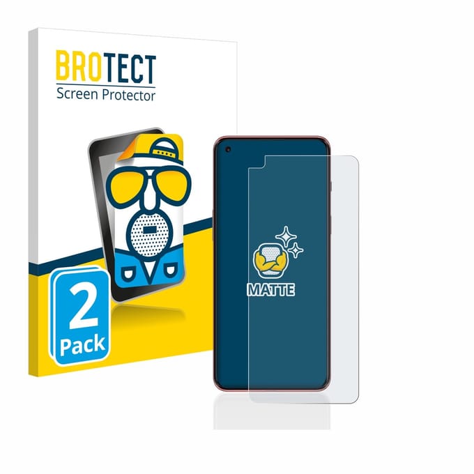 BROTECT - Screenprotector voor OnePlus Nord 2 5G - Folie Beschermfolie matte 2 Stuks