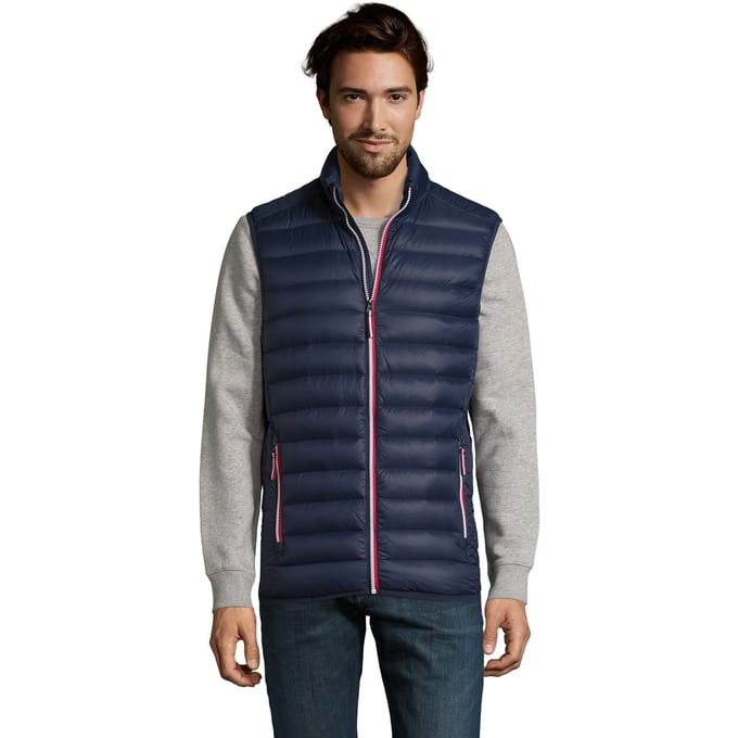 SOLS Heren Victorie Body Warmer (Franse marine)