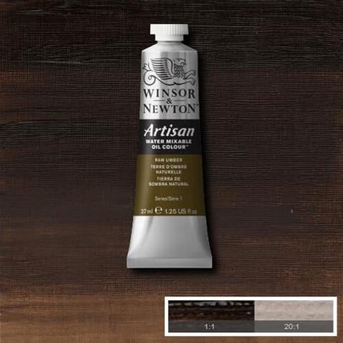 Waterverdunbare Olieverf 37ml - S1 Ruw Omber