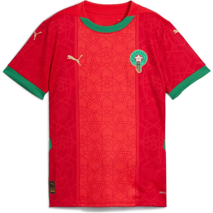 Puma Marokko Thuisshirt - 2024/2026 - Junior - officieel wedstrijdshirt