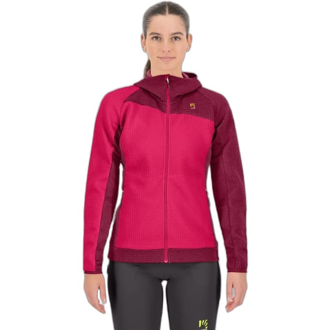 Fleece met capuchon en volledige rits voor dames Karpos Averau
