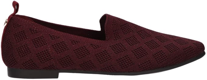 La Strada Loafer Bordeaux Knitted - Damesschoenen - Maat - 37