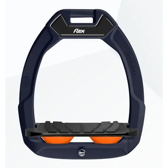 Veiligheidsstijgbeugels Rijdend Korte Grip Groen/Zwart/Oranje Flex-On Safe-On