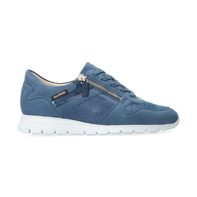 Mephisto Dyria - dames sneaker - Blauw - maat 40.5 (EU) 7 (UK)