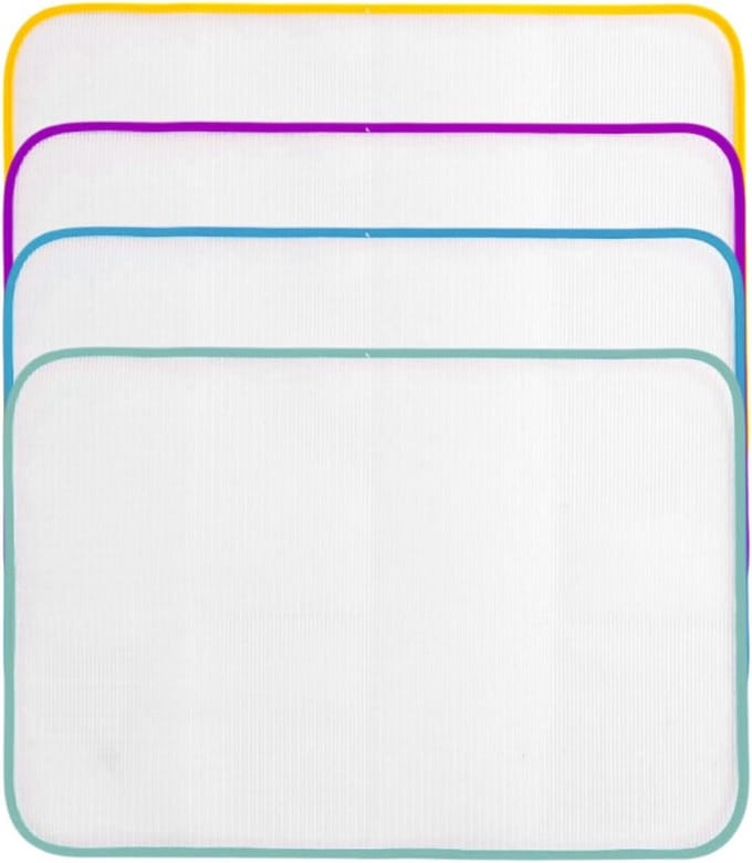 4x Strijkmat Beschermhoes - Hittebestendig & Antischitterend - 40x60 cm