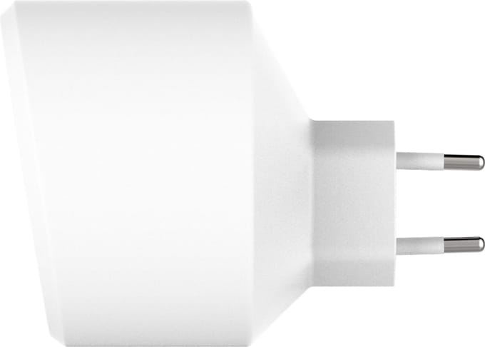 Xqisit oplaadblok adapter dual usb - Wit