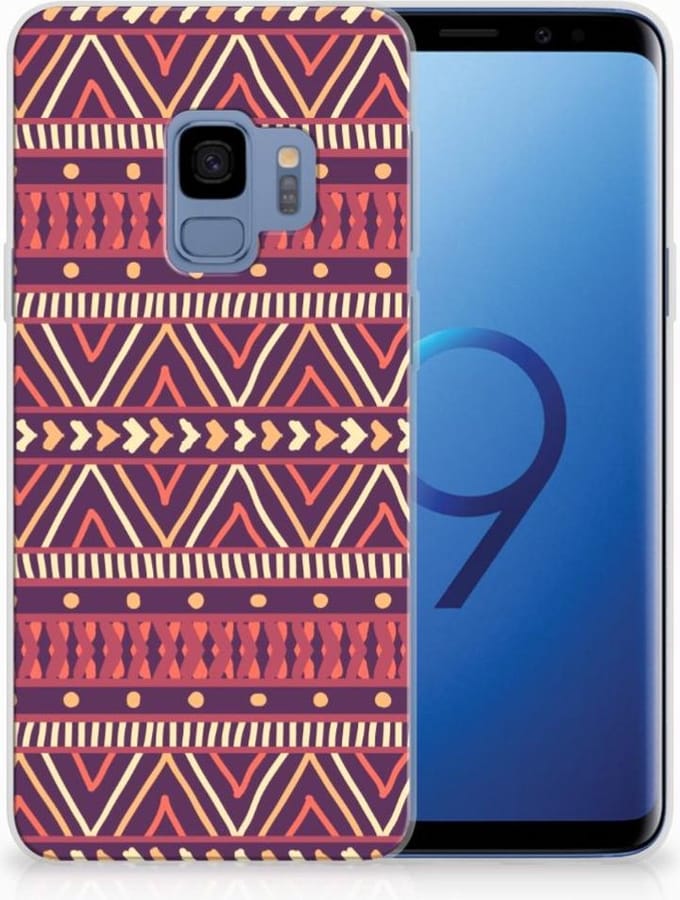 Samsung Galaxy S9 TPU bumper Aztec Paars