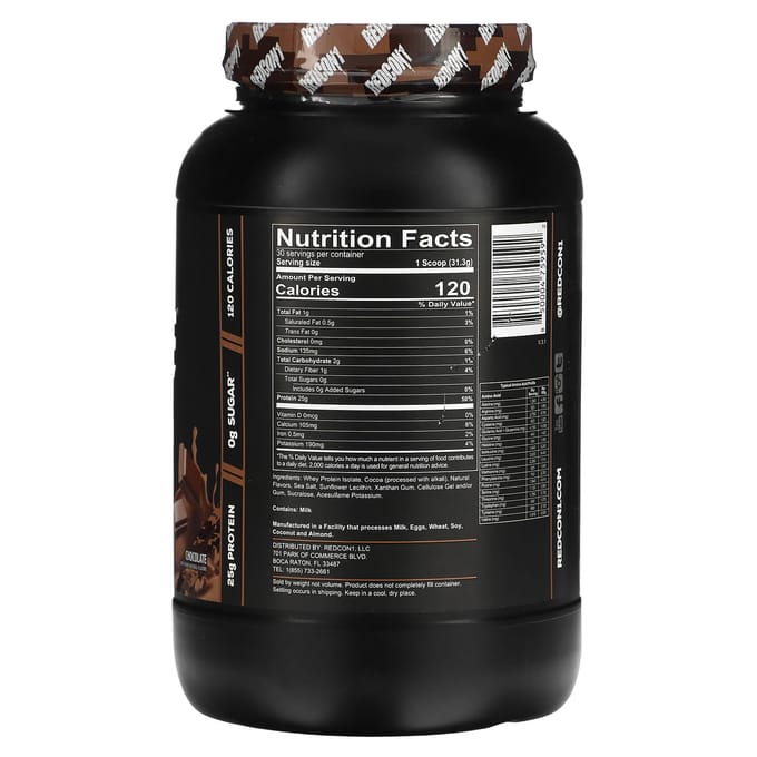 Redcon1, Isotope, Eiwitpoeder Drankmix, Chocolade, 2,07 lbs (939 g)