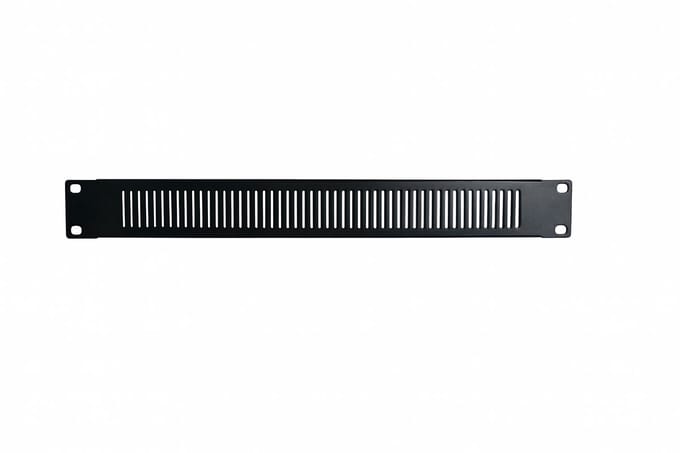 DSIT 19 inch verticaal geperforeerd afdekpaneel - 1U - geschikt voor serverkast - patchkast en flightcase