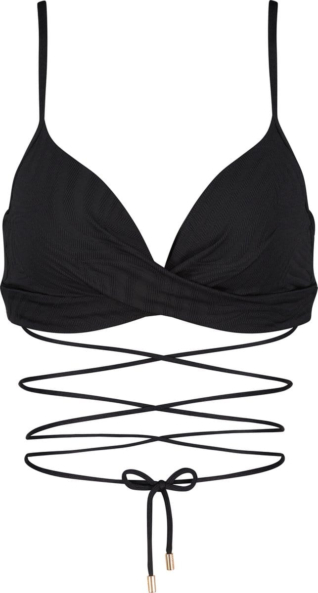 Beachlife Black Swirl Dames Bikinitopje - Maat 85D
