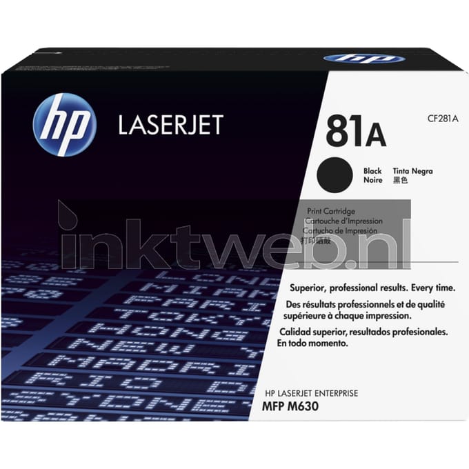 Tonercartridge hp cf281a 81a zwart