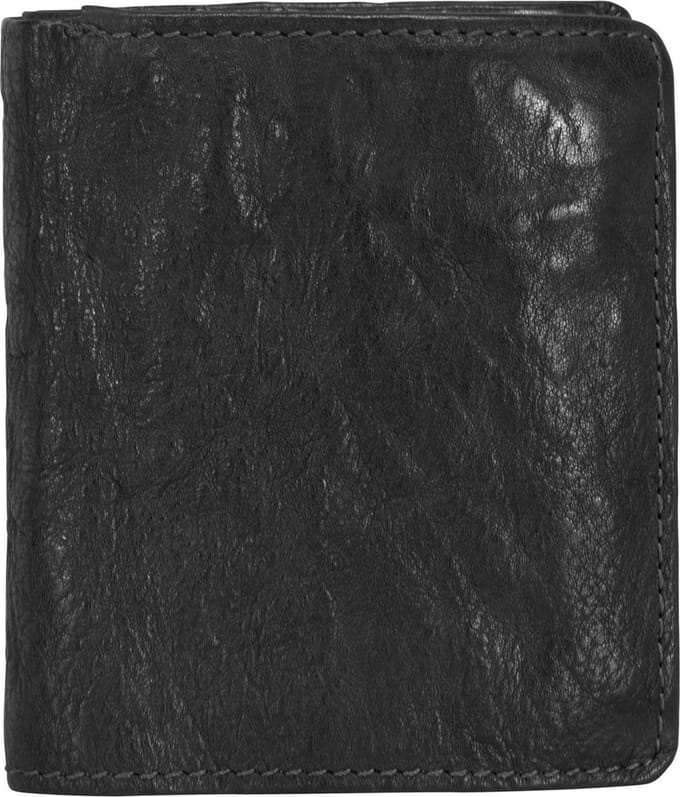 HAROLD'S Leren portemonnee Submarine Wallet Upend Black zwart