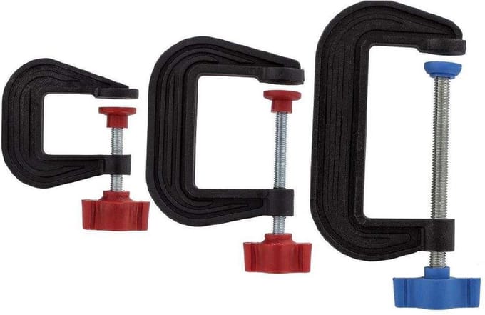 Model Craft Modelbouwdecoratie - PCL3003 G Clamp Set - 25, 50 -75 mm Gereedschap