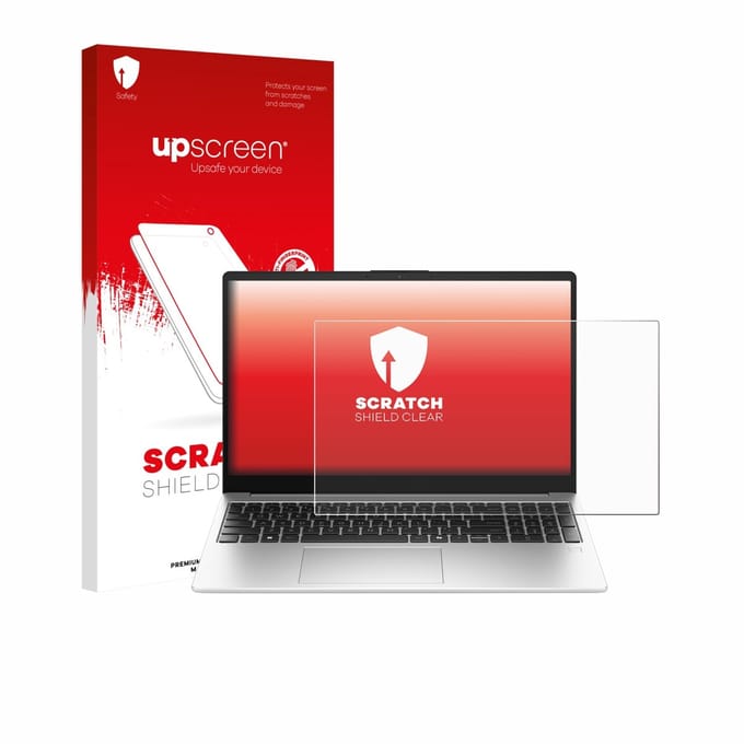 upscreen - Screenprotector voor HP 255R G10 15.6" - Folie Beschermfolie transparant