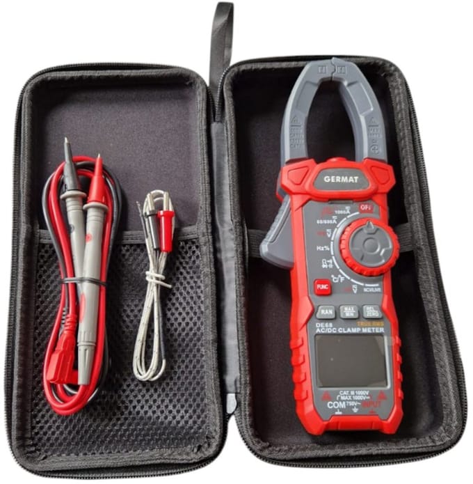Digitale amperetang Multimeter – Meet Spanning, Stroom, Weerstand & Temperatuur – 600V/600A