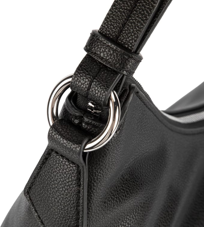 JOOP! schoudertas Lettera Dalia Hobo Black zwart