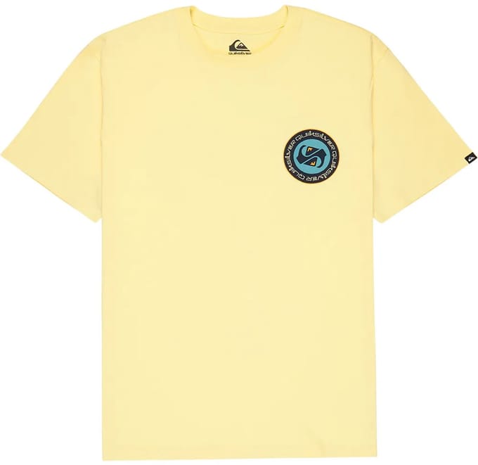 Quiksilver Ev Duality T-shirt Met Korte Mouwen Geel XS Man