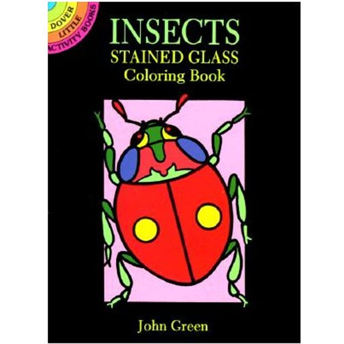 Insects Stained Glass Colouring Book - John Green