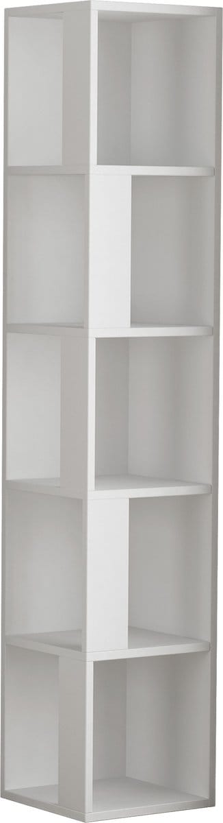 Hocus Picus Boekenkast 6 Planken - Wit - 31x31x158 cm