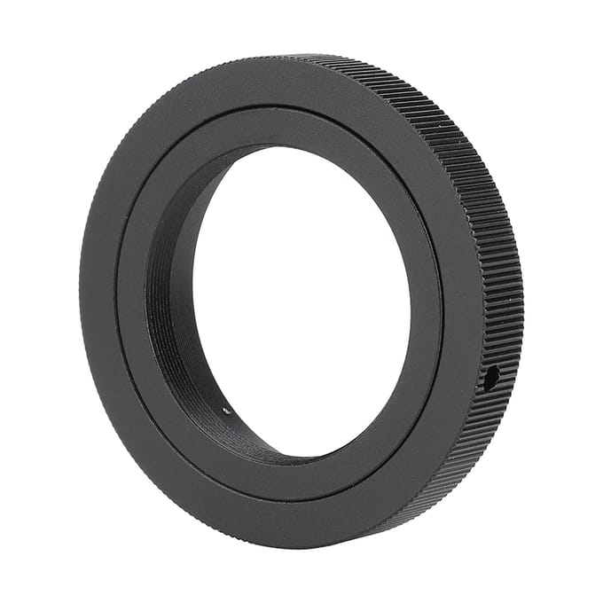 T2 Adapterring T-vatting Spiegelobjectief Telefoto Telescoop naar DSLR-camera (T2-EOS) black