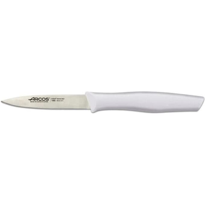 Couteau - ARCOS - Mondador Arcos Nova 188524 - Acier inoxydable NITRUM - Lame blanche 8 cm - Mango ergonomique