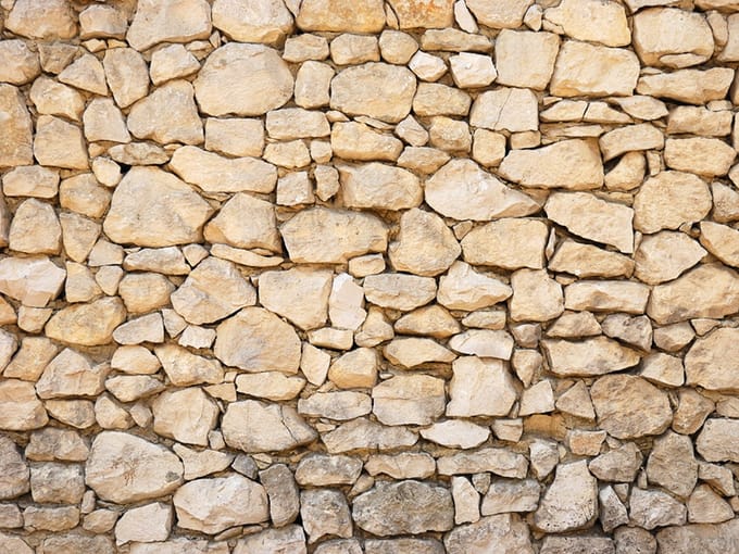 Fotobehang - illusie - steen.