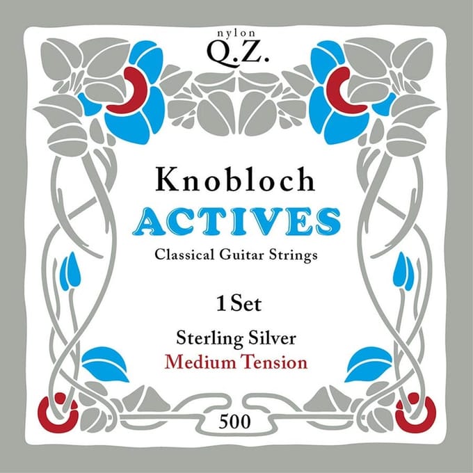 Knobloch 500KASQ snaren set classic MT (Sterling silver and QZ nylon)