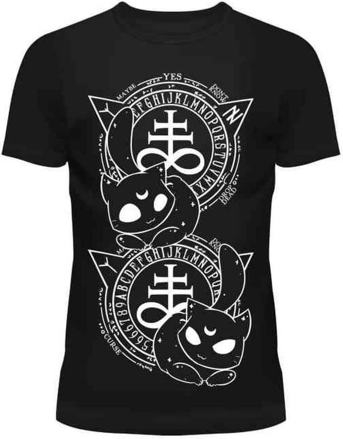 Heartless Dames Tshirt -S- CAT CRAFT Zwart