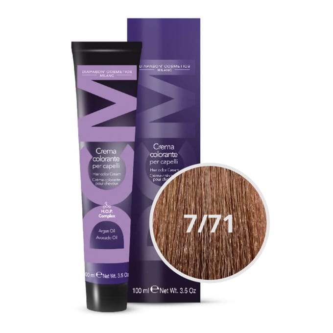 DCM Hair Color Cream 7/71 100ml