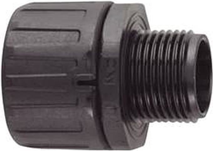 HellermannTyton 166-21015 HG28-S-PG21 Slangbevestiging Zwart PG21 22.80 mm Recht 1 stuk(s)