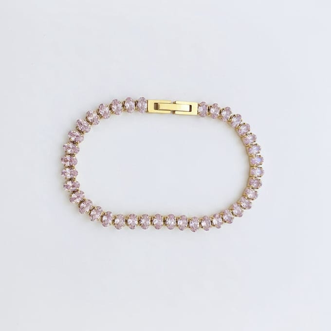 Glinsterende Tennis Armband – Klassiek & Chic | Twinolo