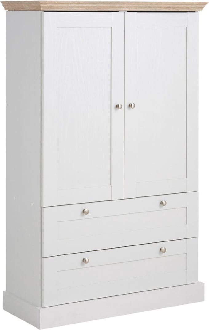 Binz-Kast - 5-deurs - Wit Eiken