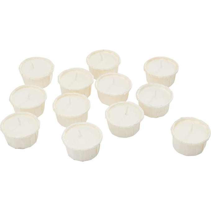 Light.one papieren theelichtjes naturel plasticvrij vegan 12 st