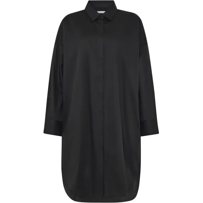 Damesjurk met satijnen overhemd KnowledgeCotton Apparel