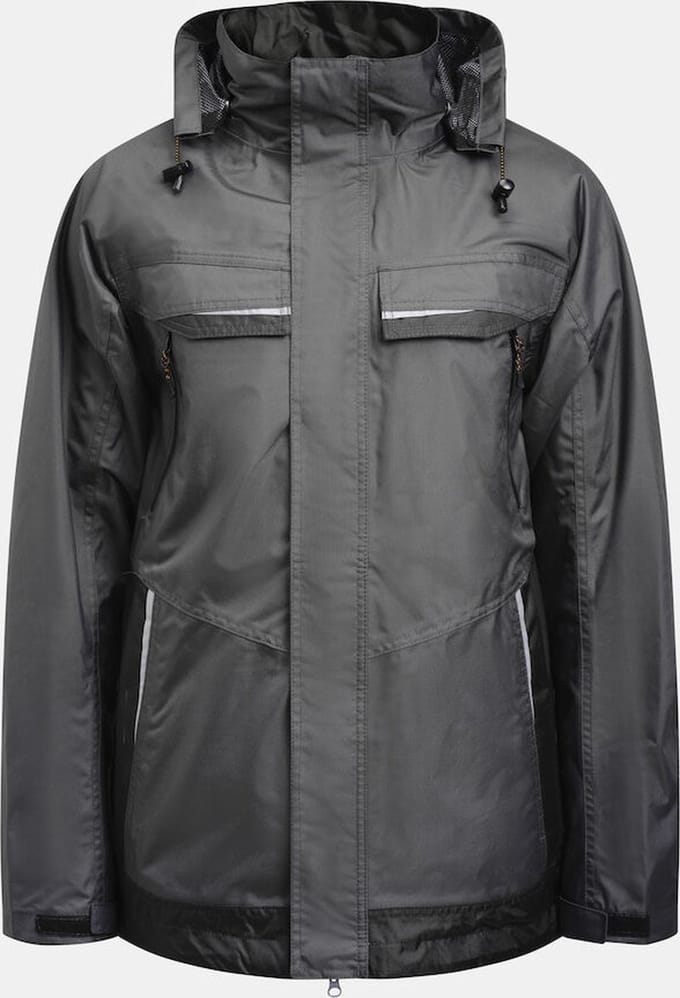 Jobman 1284 Shell Jacket 65128436 - Donkergrijs/Zwart - S