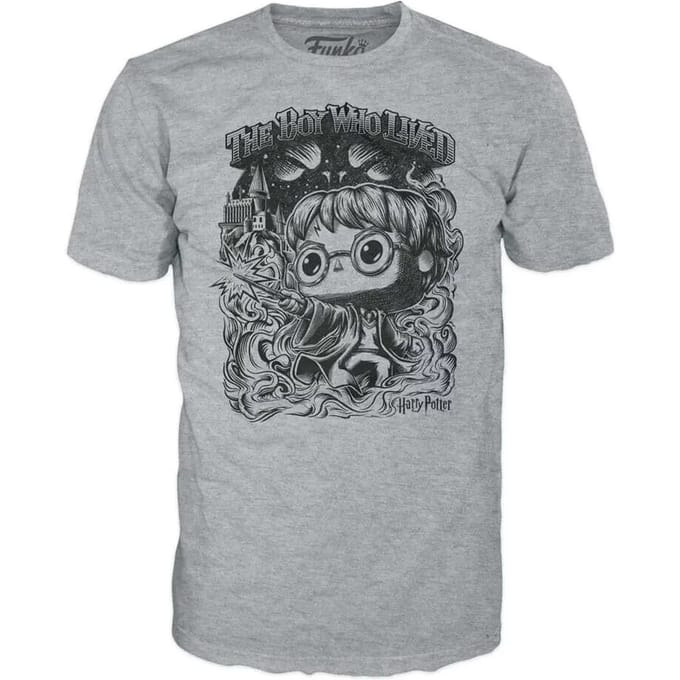 Funko Pop! Movies: Harry Potter Tee Box #162 Metallic Effect - Maat XL
