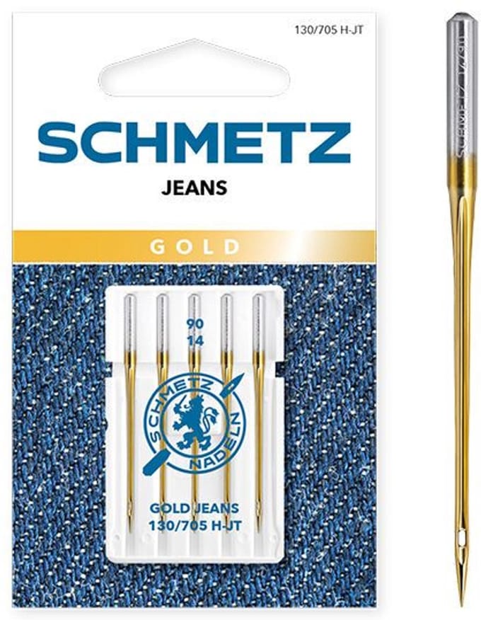 Schmetz jeans/denim Gold dikte 90