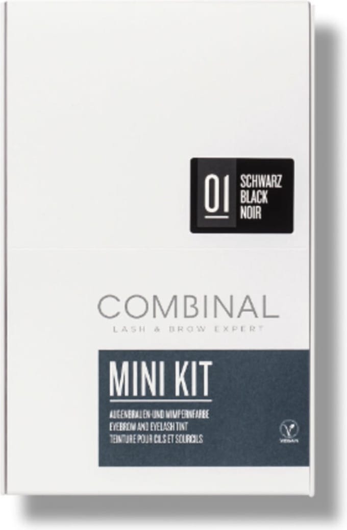 Combinal Wenkbrauw- en Wimperverf Zwart Kit