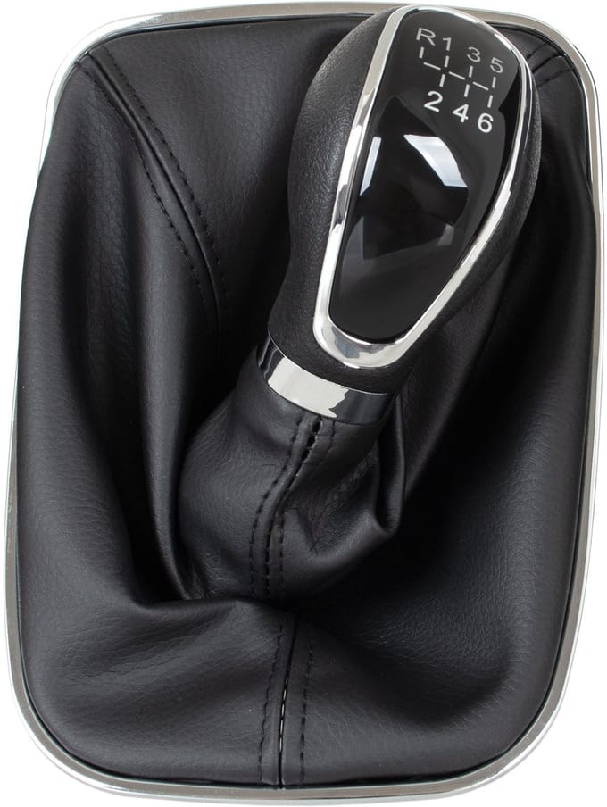 MODECAR - Schakelpookknop en Manchet - Zwart - Chroom - 6 Snelheden