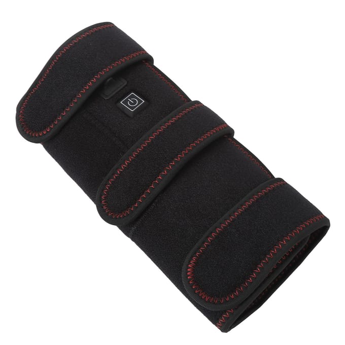 Enveloppement coude chauffant portable long chauffant poignet électrique chauffage bras coude genouillère pour thérapie par la chaleur black