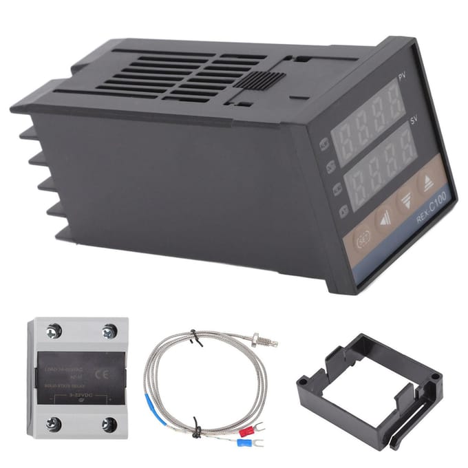 PID Thermostaat Temperatuurregelaar Set 0?400 celsius  Kippenhok Temperatuurregelaar met gray