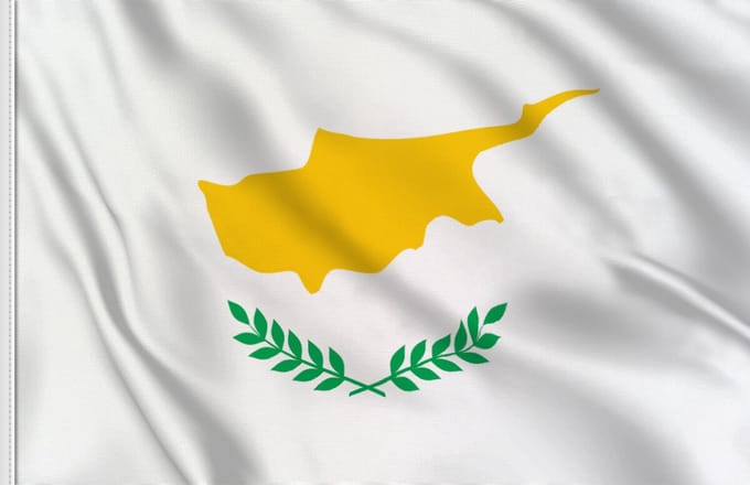 Go Go Gadget - Vlag Cyprus - Polyester - 90x150 cm